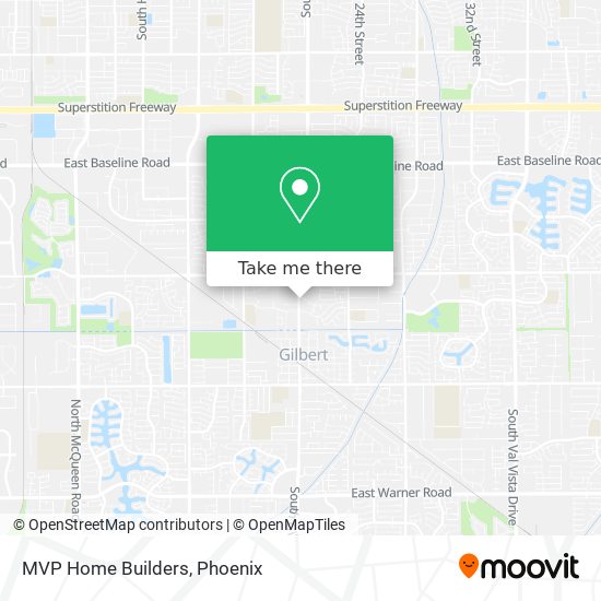 MVP Home Builders map