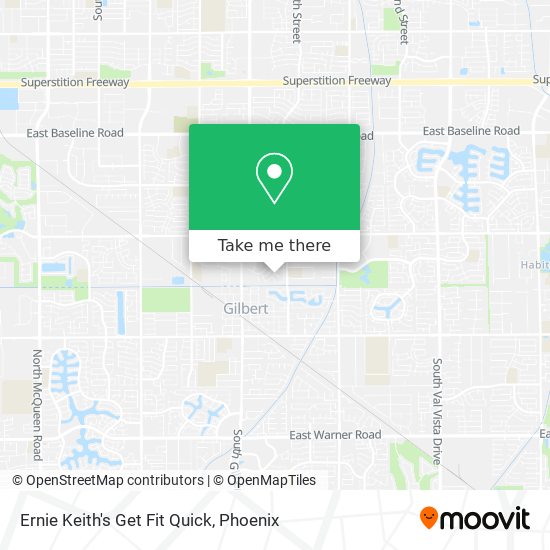 Mapa de Ernie Keith's Get Fit Quick