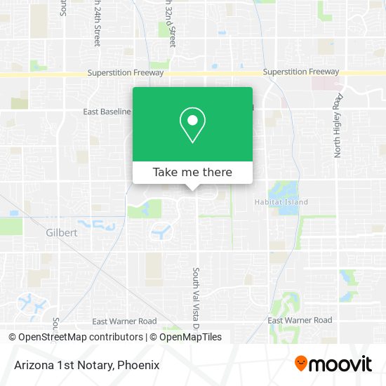 Arizona 1st Notary map