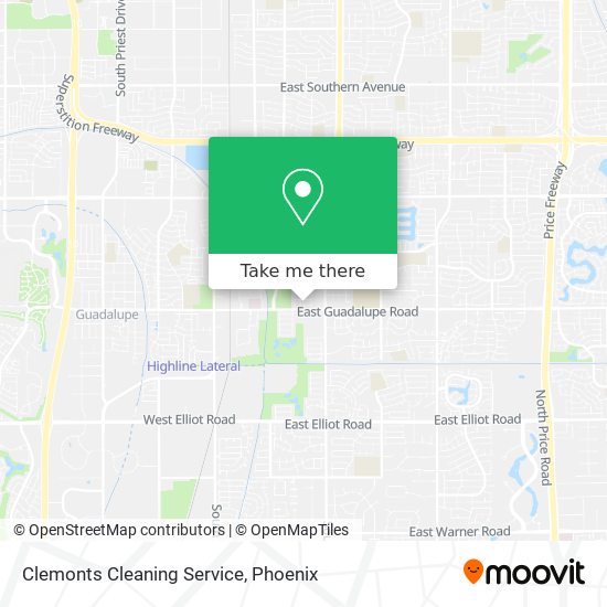 Mapa de Clemonts Cleaning Service