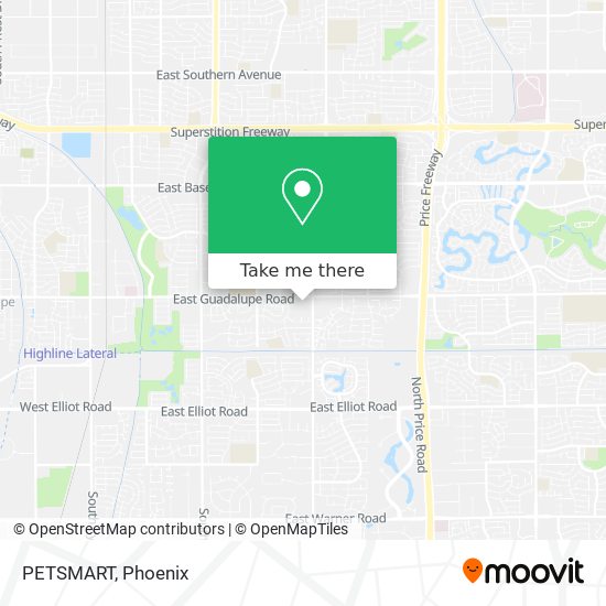 PETSMART map