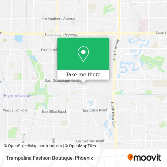 Trampalina Fashion Boutique map