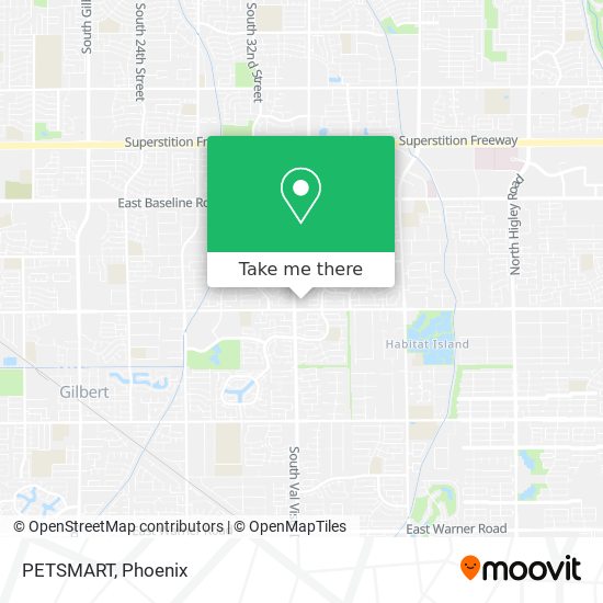 PETSMART map