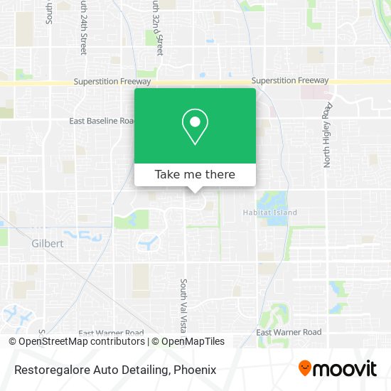 Restoregalore Auto Detailing map