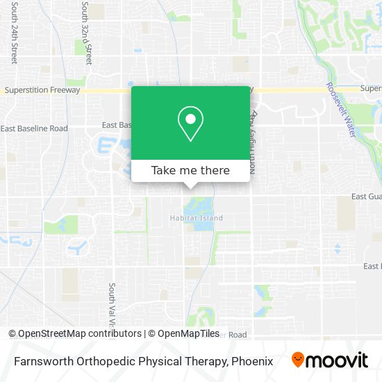 Farnsworth Orthopedic Physical Therapy map