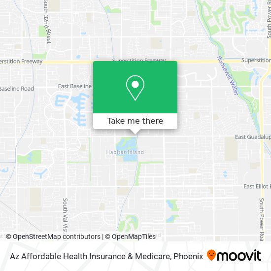 Mapa de Az Affordable Health Insurance & Medicare