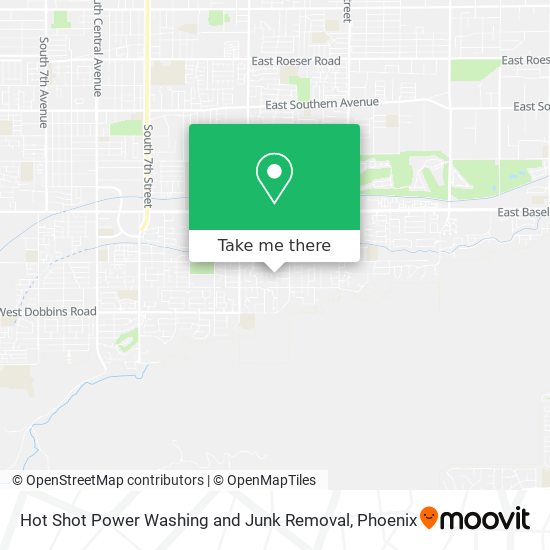 Hot Shot Power Washing and Junk Removal map