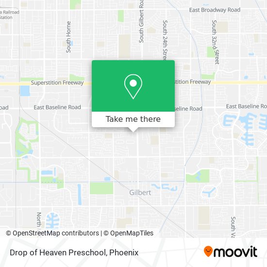 Drop of Heaven Preschool map