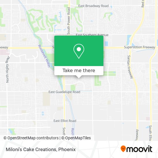 Miloni's Cake Creations map