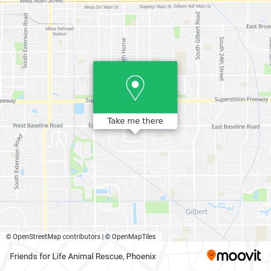 Mapa de Friends for Life Animal Rescue