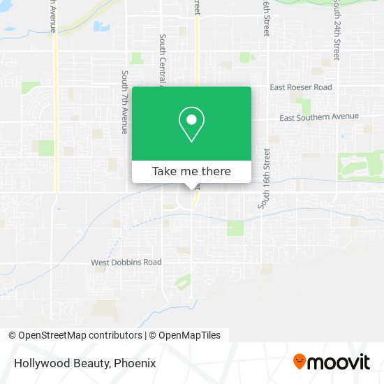 Hollywood Beauty map