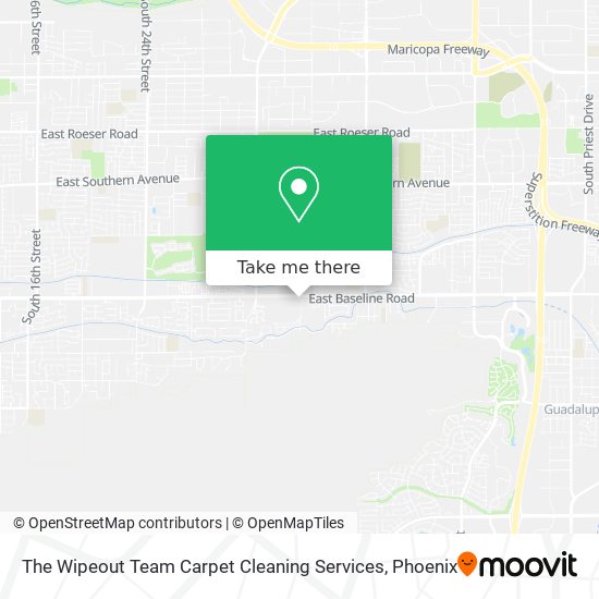 Mapa de The Wipeout Team Carpet Cleaning Services