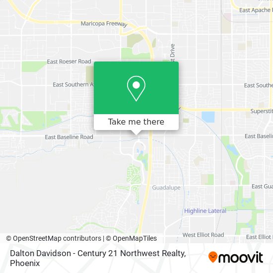 Mapa de Dalton Davidson - Century 21 Northwest Realty