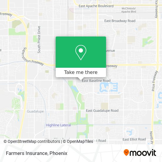 Farmers Insurance map