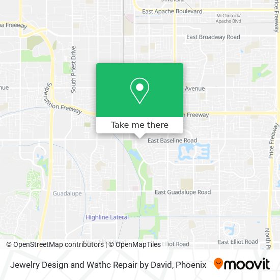 Jewelry Design and Wathc Repair by David map