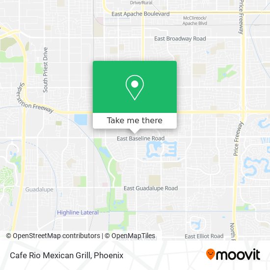 Cafe Rio Mexican Grill map