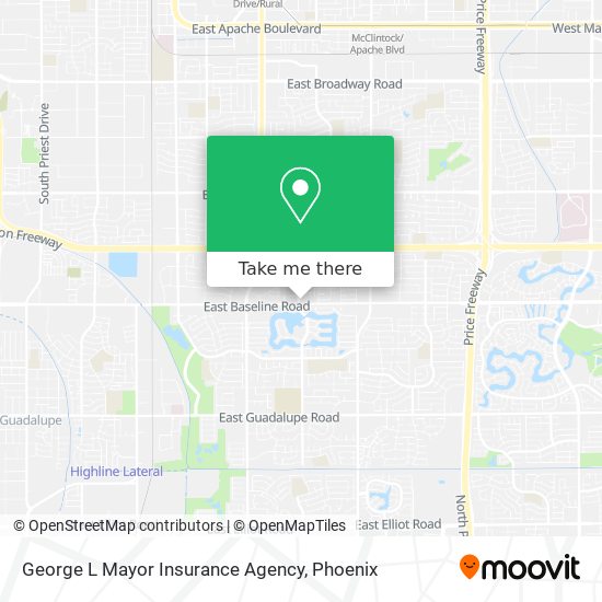 Mapa de George L Mayor Insurance Agency