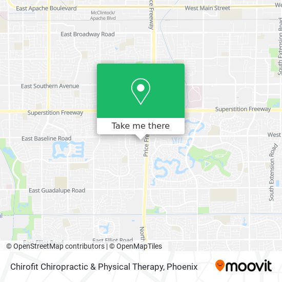 Mapa de Chirofit Chiropractic & Physical Therapy