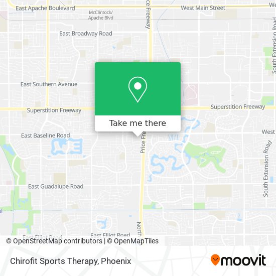 Mapa de Chirofit Sports Therapy