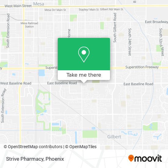 Mapa de Strive Pharmacy