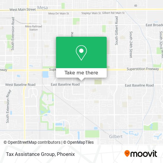 Tax Assistance Group map