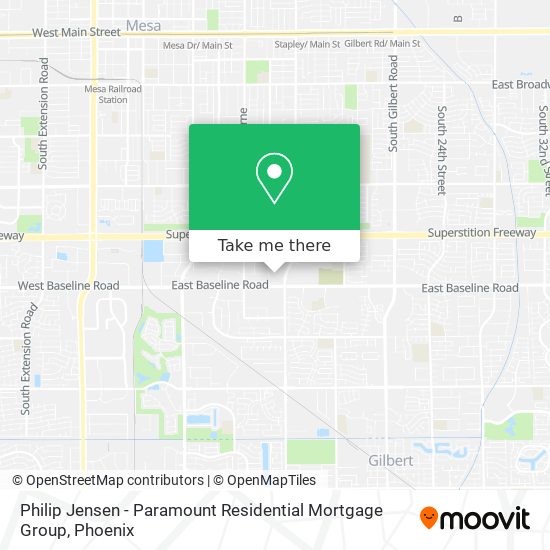 Mapa de Philip Jensen - Paramount Residential Mortgage Group