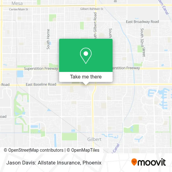 Jason Davis: Allstate Insurance map