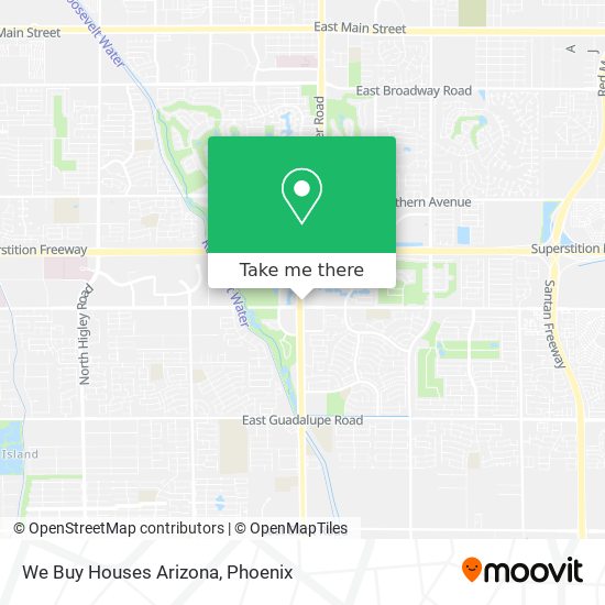 Mapa de We Buy Houses Arizona