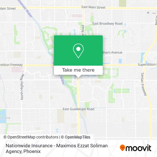 Mapa de Nationwide Insurance - Maximos Ezzat Soliman Agency