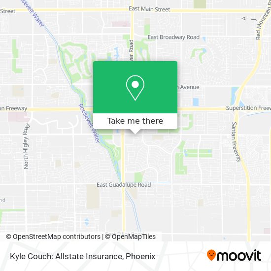 Mapa de Kyle Couch: Allstate Insurance