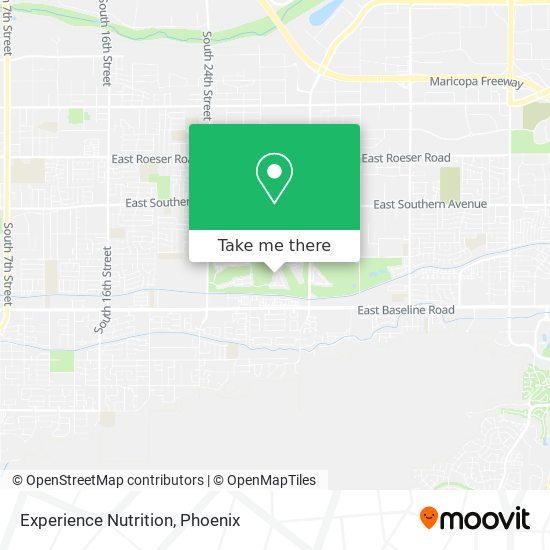 Experience Nutrition map