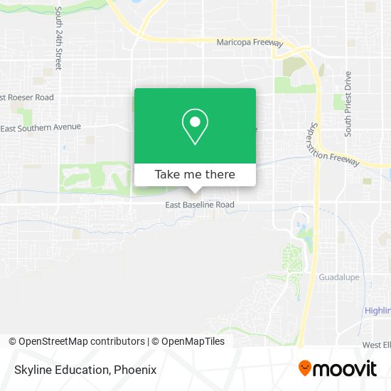 Skyline Education map