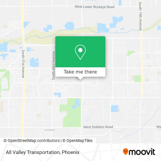 All Valley Transportation map