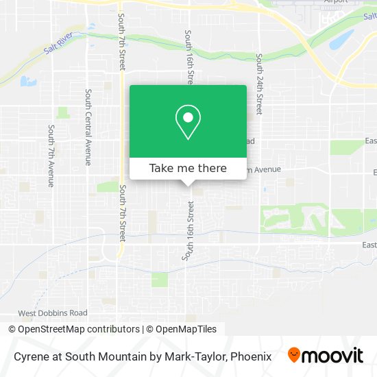 Mapa de Cyrene at South Mountain by Mark-Taylor