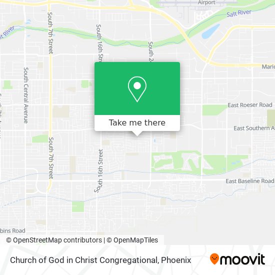 Church of God in Christ Congregational map