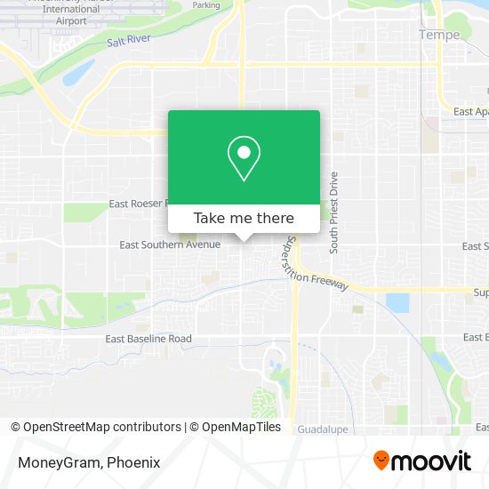 MoneyGram map