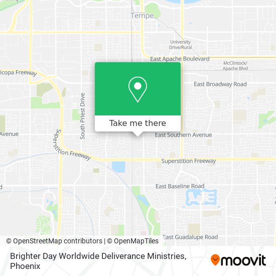 Brighter Day Worldwide Deliverance Ministries map