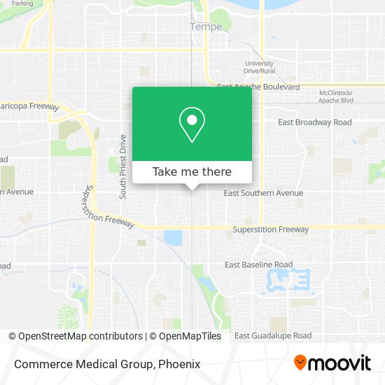 Commerce Medical Group map