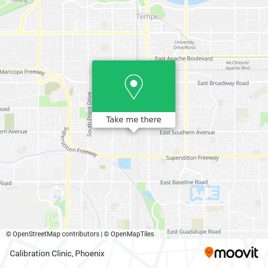 Calibration Clinic map