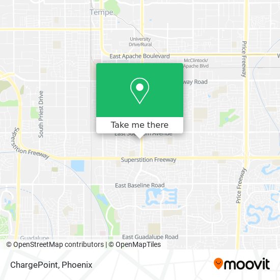 Mapa de ChargePoint