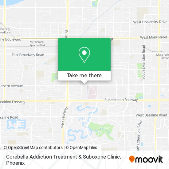 Corebella Addiction Treatment & Suboxone Clinic map