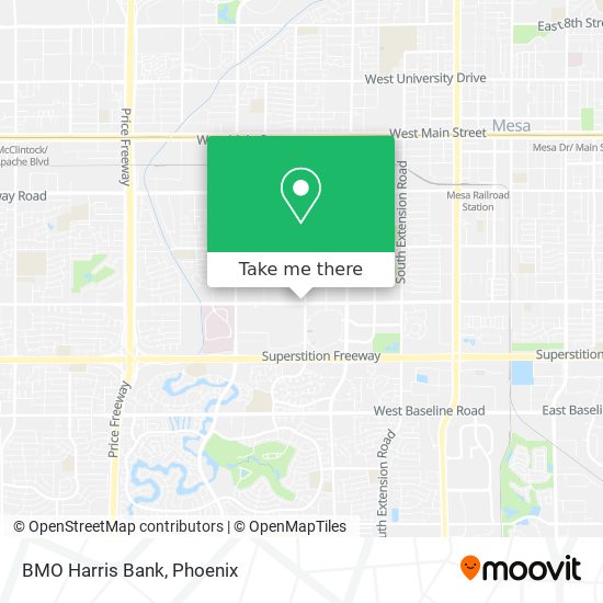 BMO Harris Bank map