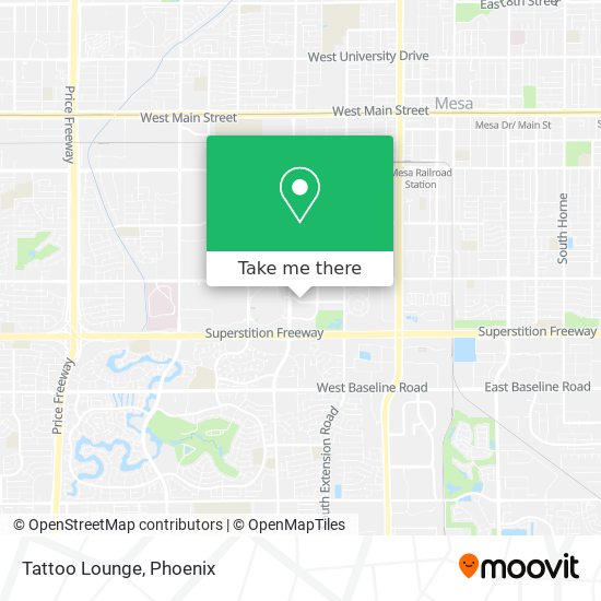 Tattoo Lounge map