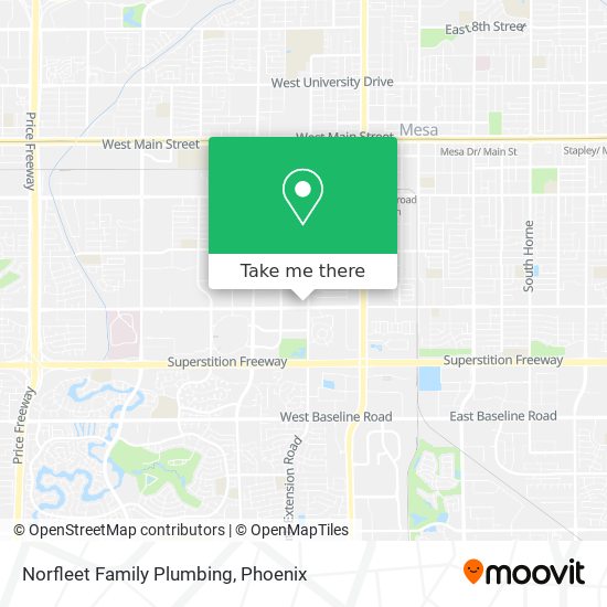 Mapa de Norfleet Family Plumbing