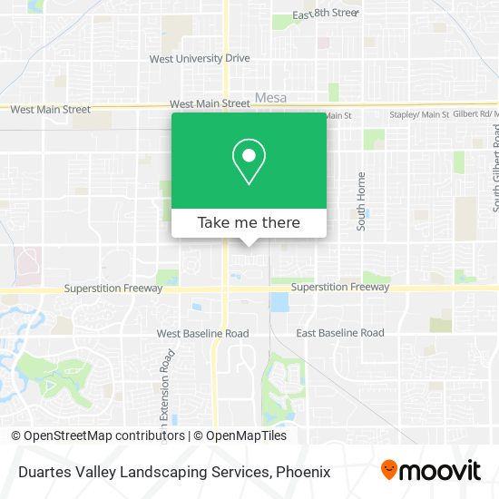 Duartes Valley Landscaping Services map