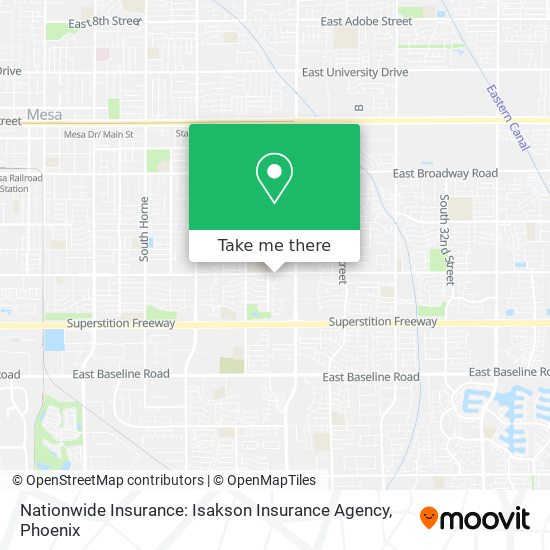 Nationwide Insurance: Isakson Insurance Agency map