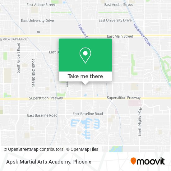 Apsk Martial Arts Academy map