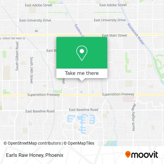 Earls Raw Honey map