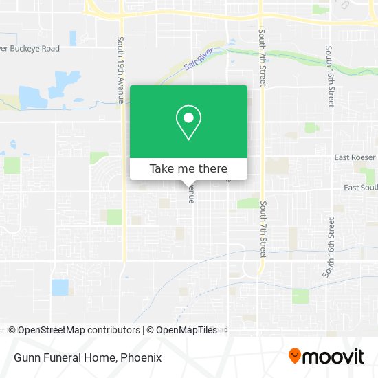 Gunn Funeral Home map