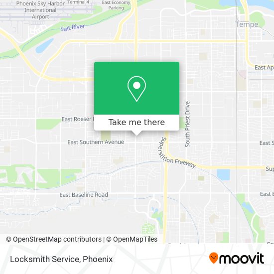 Locksmith Service map